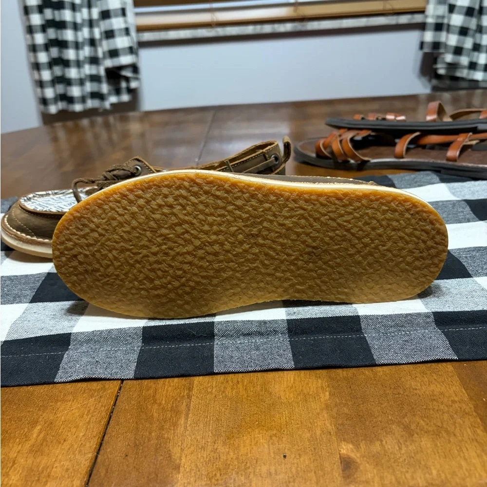 Brown Patterned Women's Loafers